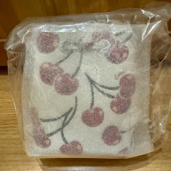 Coach Drawstring Wristlet With Cherry Print - Picture 7 of 9